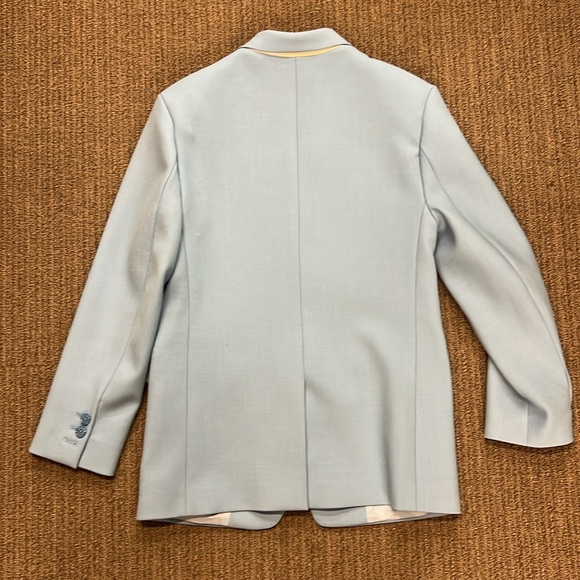 Dorothee Schumacher robins egg blue wool crepe pant suit - Picture 4 of 10